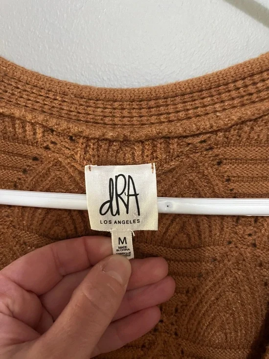 Anthropologie dRA Los Angeles Cozy Textured Knit Button-Front Cardigan - Picture 3 of 8